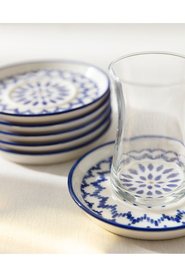 Grande Mixte 6'lı Çay Tabağı Seti - 1