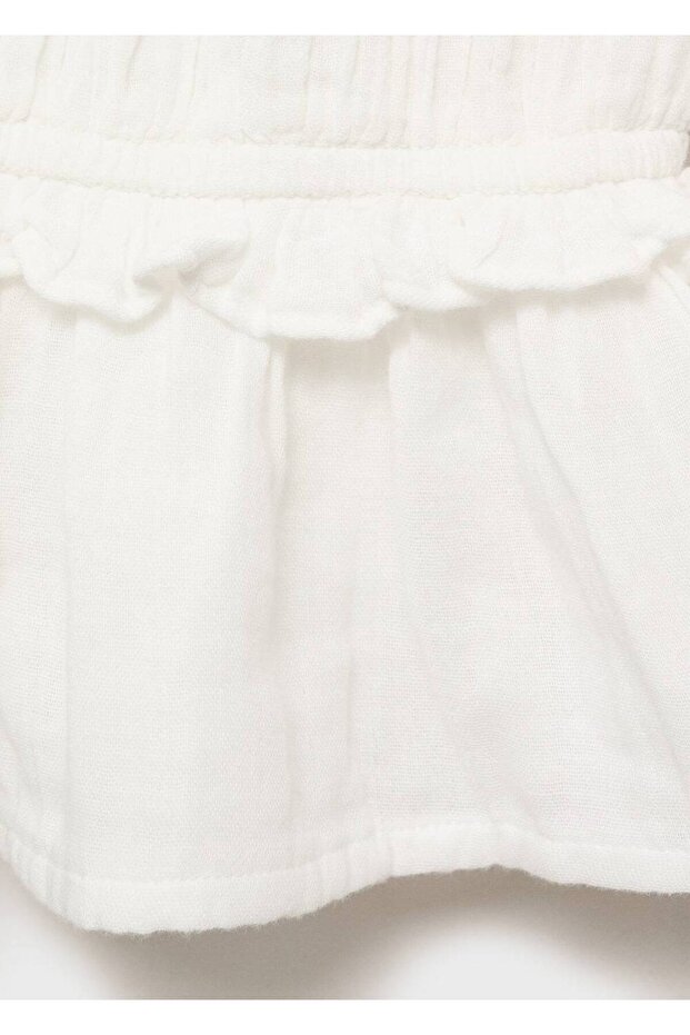 Flounced Drawstring Blouse - 7