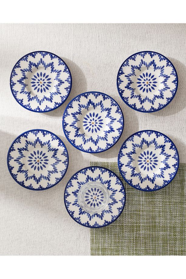 Luxe Mixte 6'lı Çay Tabağı Seti - 2