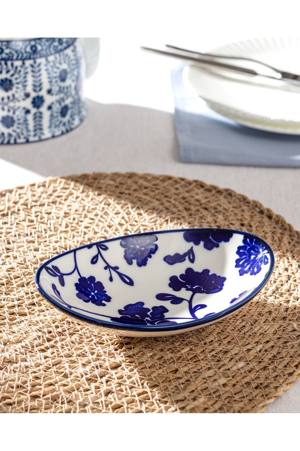 Rêve Bleu Angers New Bone China Oval Tabak - 1