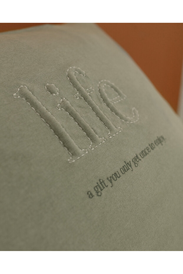 Bobigny Tek Kişilik Pamuklu Supersoft Comforter Set - Mint Yeşili - 4