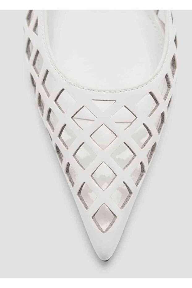 Die cut kitten topuklu ayakkabı - 3