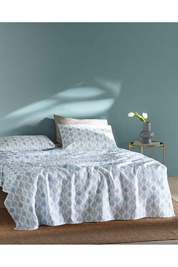 Verne Double Karde Printed Pique Set