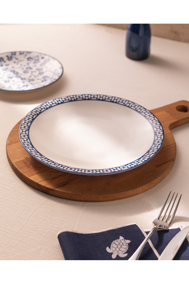 Rêve Bleu Commande Servis Tabağı 25 cm - 2