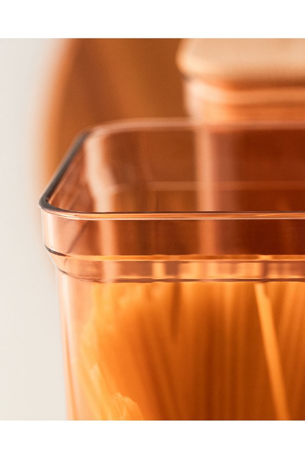 Kaviera 2'li Ahşap Kapaklı Saklama Kabı - 2100 ml - 3