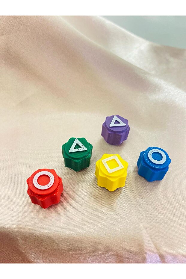 Squid Game 2 with Casket 5 Stone Game Squid Game Game Set Sand Model Toy - 7