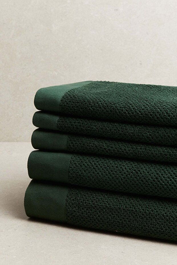 Cotton terry bath towel