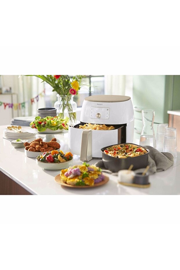 Airfryer Smart Sensing Star White Aksesuar Hediyeli+ Blender Hediyeli - 4