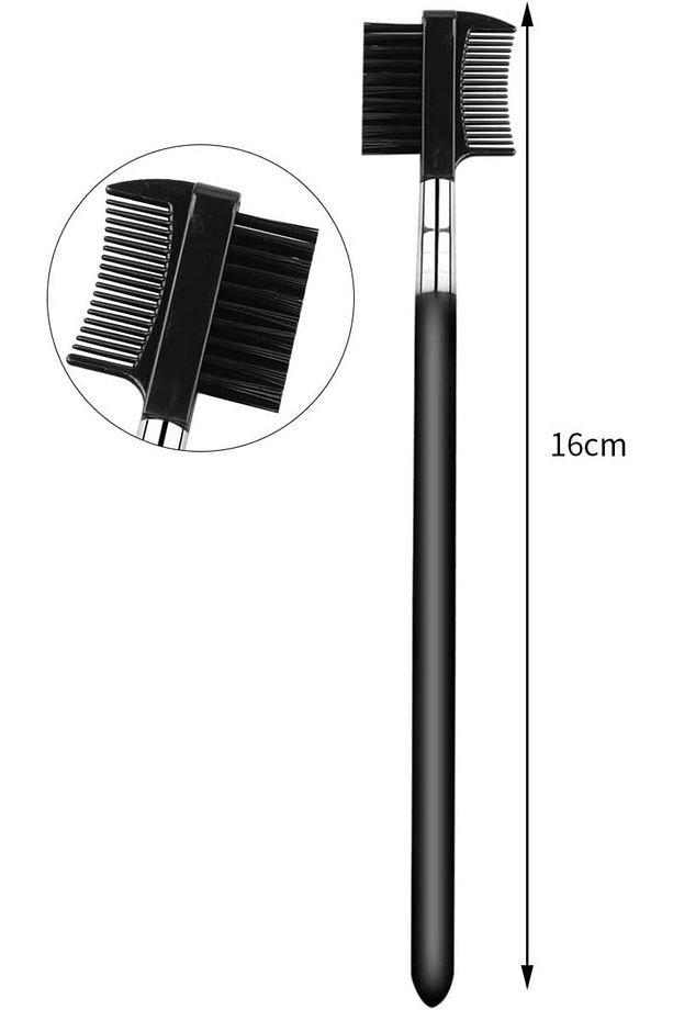 Nano Kaş Fırçası Kirpik Tarağı 2 Adet Absolute Professional 720387 - 3