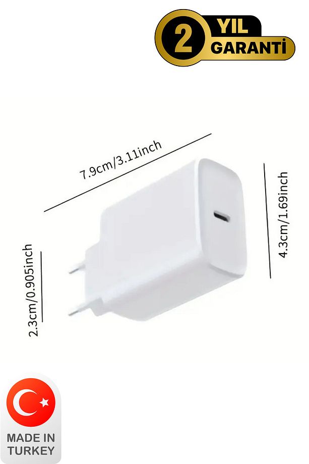 Apple Ipad Iphone 15/16 Plus/16 Pro Max Uyumlu 35w Hızlı Şarj Adaptörü Usb-c Type-c Pd Şarj Başlığı - 3