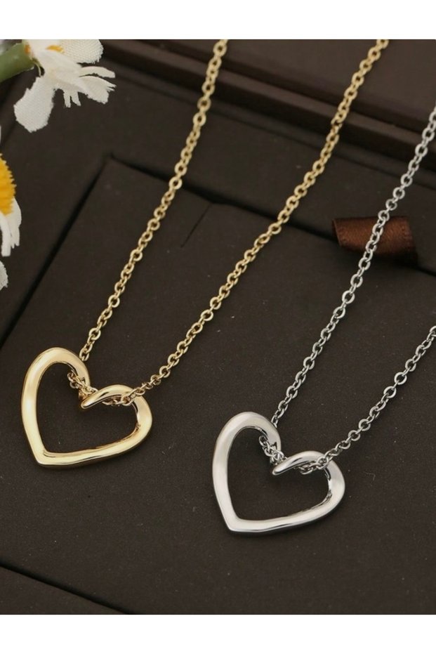 Asia by Leuvoie Double Knot Heart Necklace Set