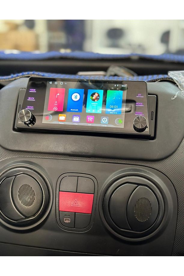 6.25” FIAT FIORINO MULTIMEDIA CARPLAY ANDROID TEYP2-32 +ÇERÇEVE+KAMERA uyumlu - 1