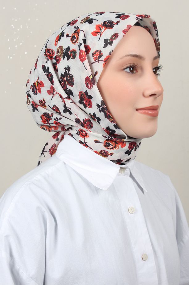 Lux Soft Pamuklu Eşarp 4040-263 - 2
