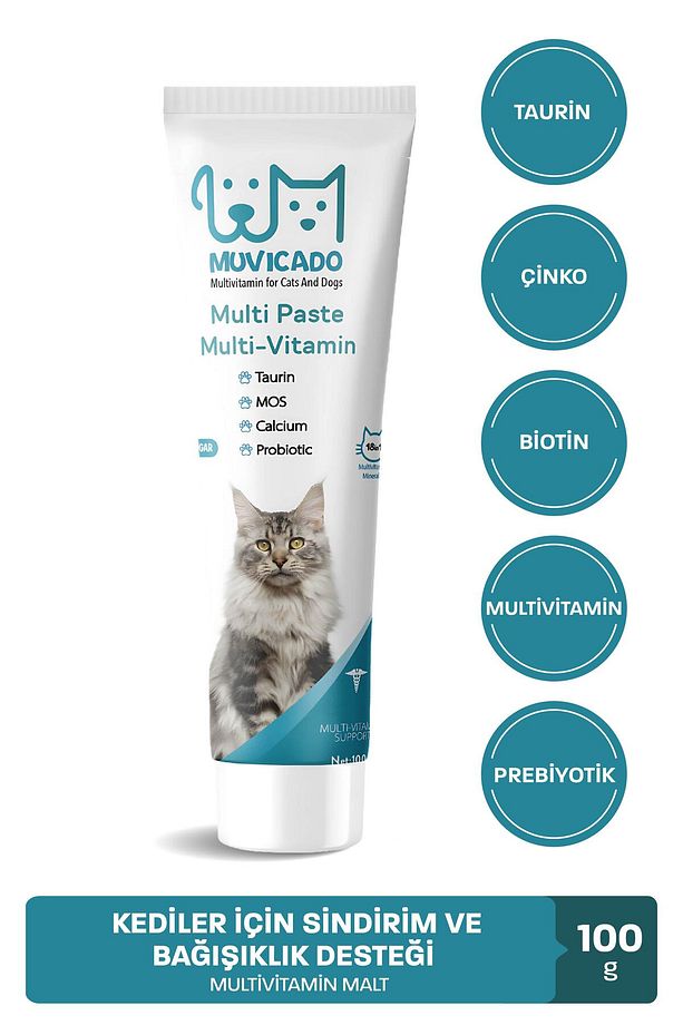 Kedi Tüy Yumağı Önlemeyi Destekleyen Malt Macun - Şekersiz ve Veteriner Onaylı Kedi Malt Seti - 3