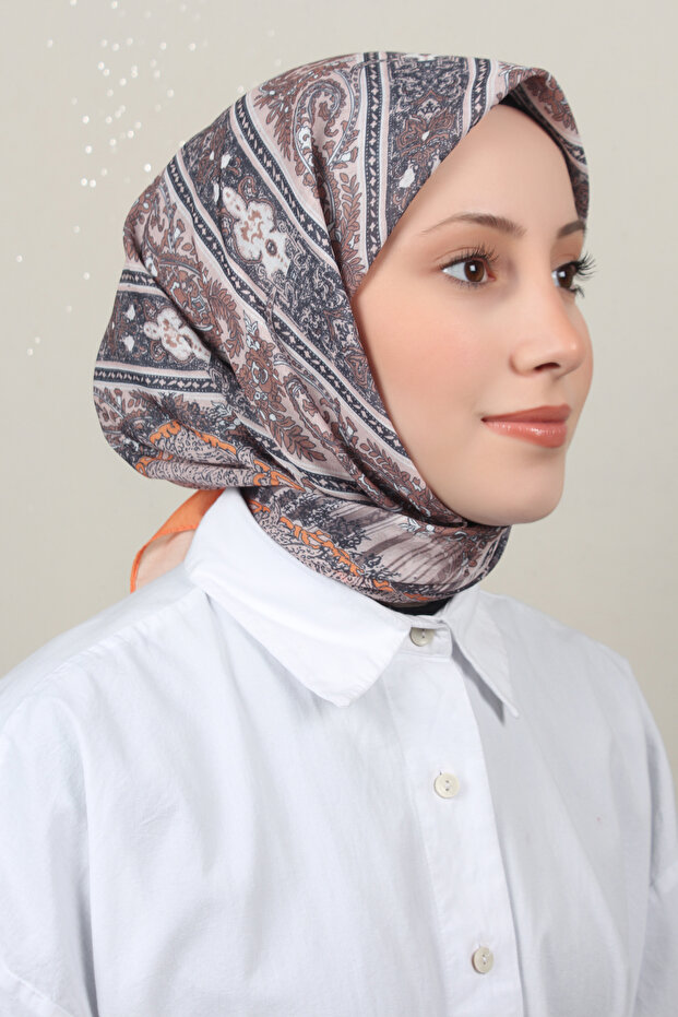 Lux Soft Pamuklu Eşarp 4040-253 - 2