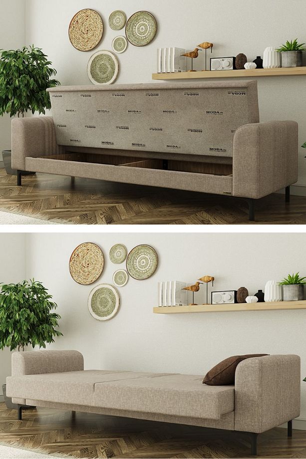 Mitra 3+1 Salon&oturma Odası Koltuk Takımı - Krem&Kahve - 5