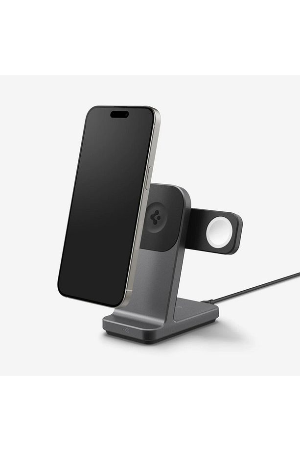 15W 3'ü 1 Arada Kablosuz Şarj Standı iPhone & Apple Watch & AirPods MagSafe 3-in-1 Wireless AMP06527 - 8