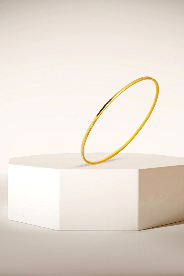 Ajda 14 Ayar Altın Bilezik - 4