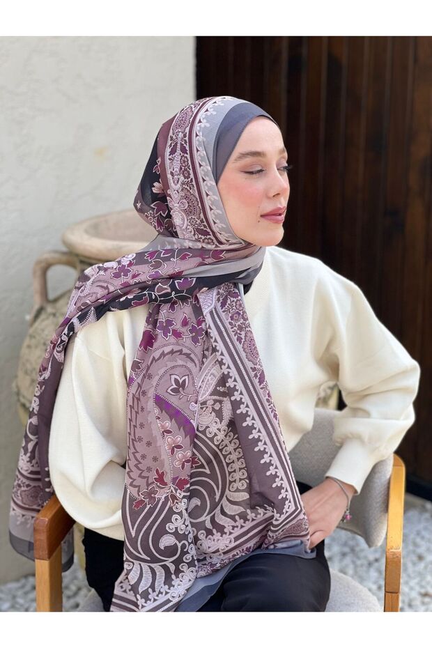 شال لينا بنمط مكناس - 1