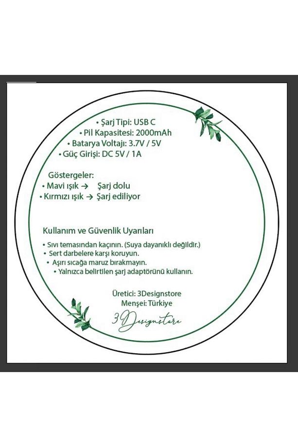 TriGlow , Lamba , Abajur , Kitap okuma ışığı , Şarjlı Aydınlatma - 2