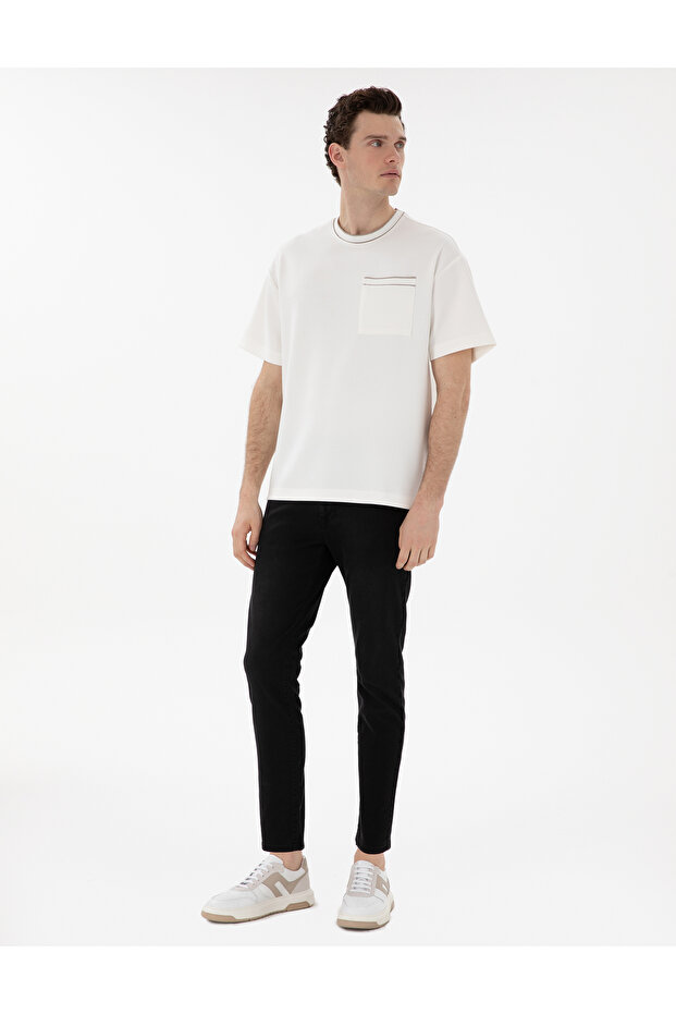 Black Slim Fit Jean Trousers 50302731-Vr046