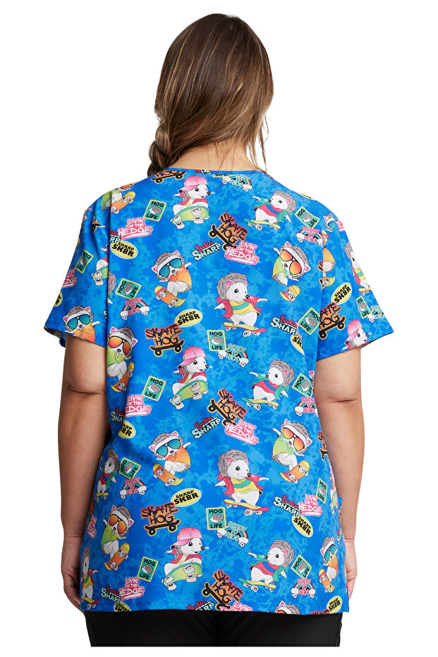 DK717 Kirpi Baskılı Üst - 2