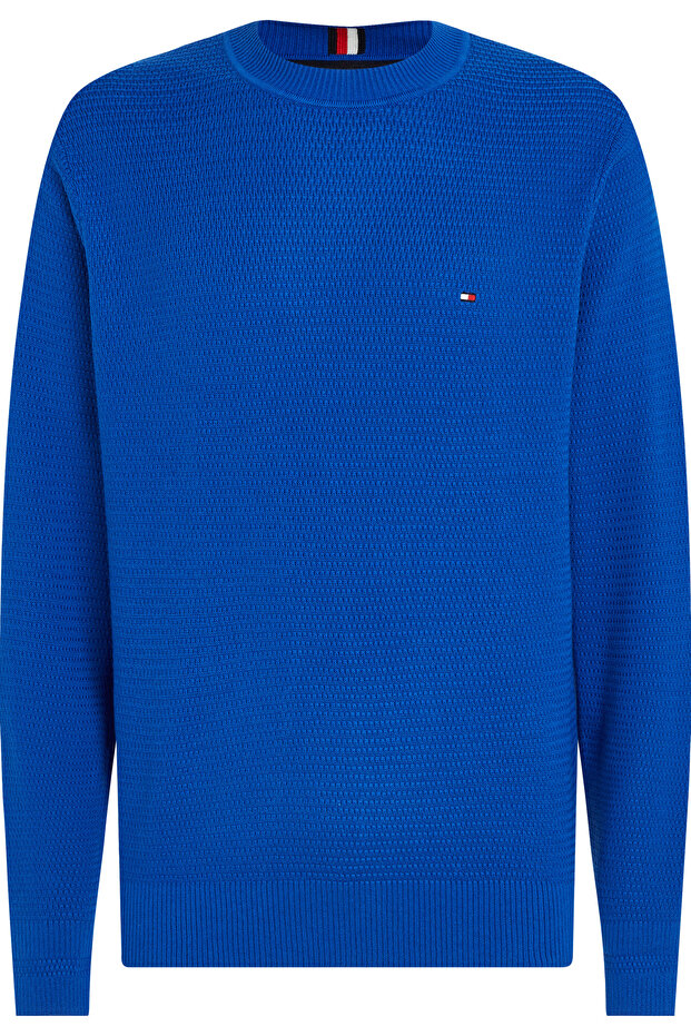 INTERLACED STRUCTURE CREW NECK - 1