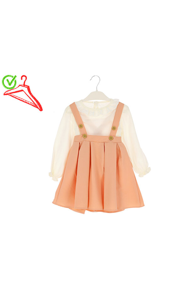 Devojčica - Haljina sa kombinezonom - 1