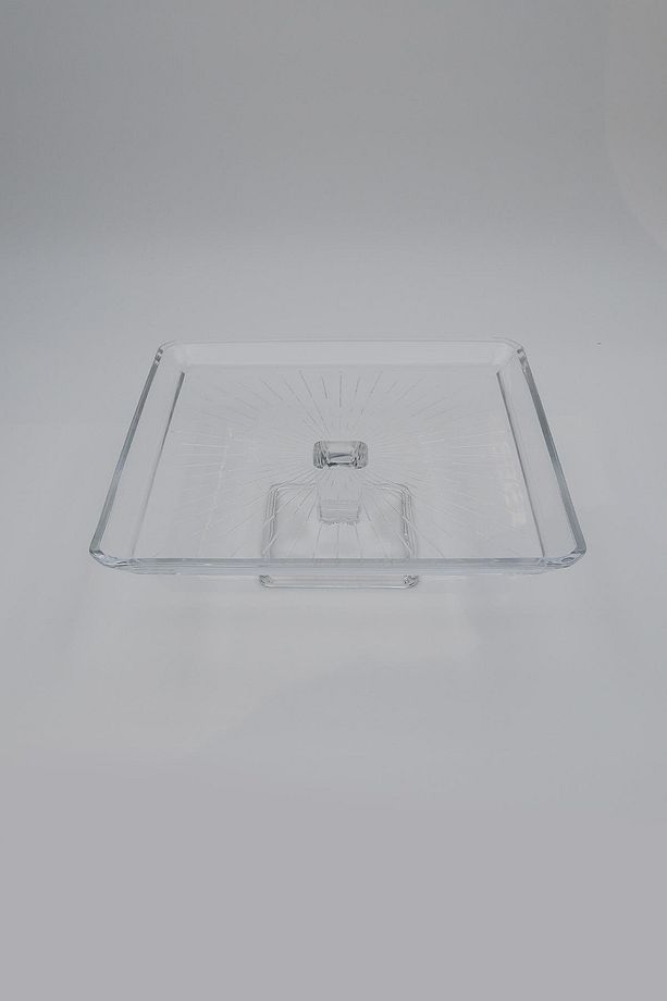 Madlen Kare Ayaklı Servis Tabağı 24 Cm - 3