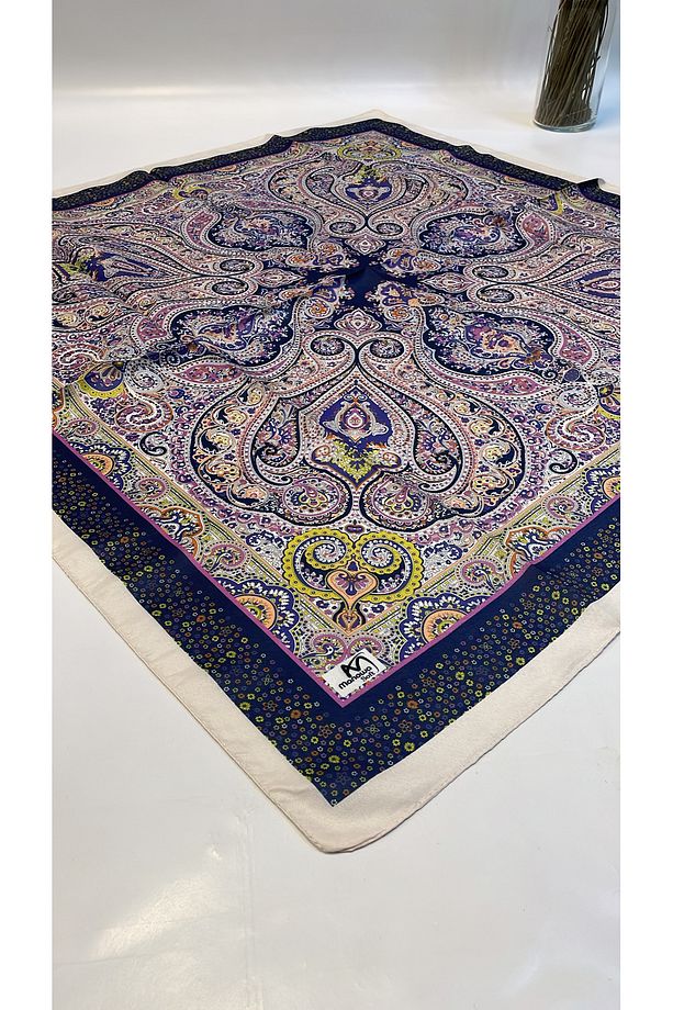 Eşarp - Kadın Etro Desen Kaliteli Soft Eşarp - 3