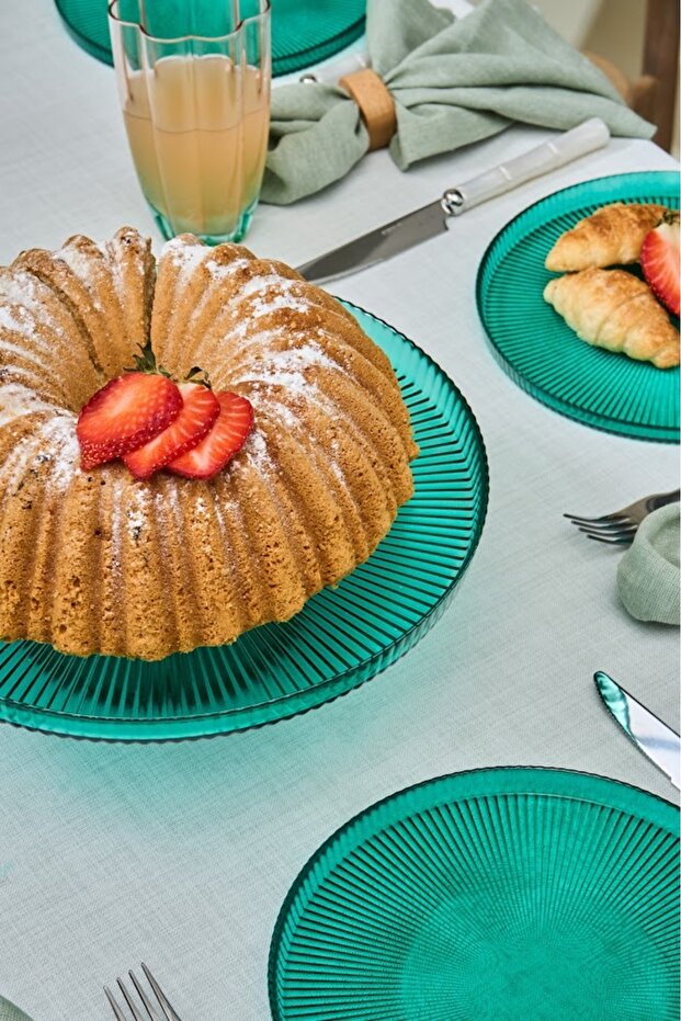 Massimo Cam 7 Parça Pasta / Tatlı Seti 28 Cm - 5