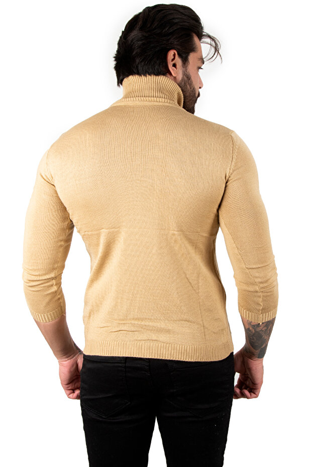 الجمل الياقة المدورة والسترة الصلبة - 5