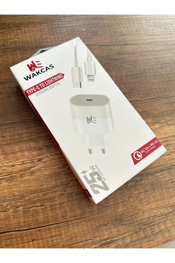 Q.C 3.0 PD 3.0 25W Hızlı Şarj Destekli Type-C To Type-C (Android) Şarj Aleti W-25T - 2