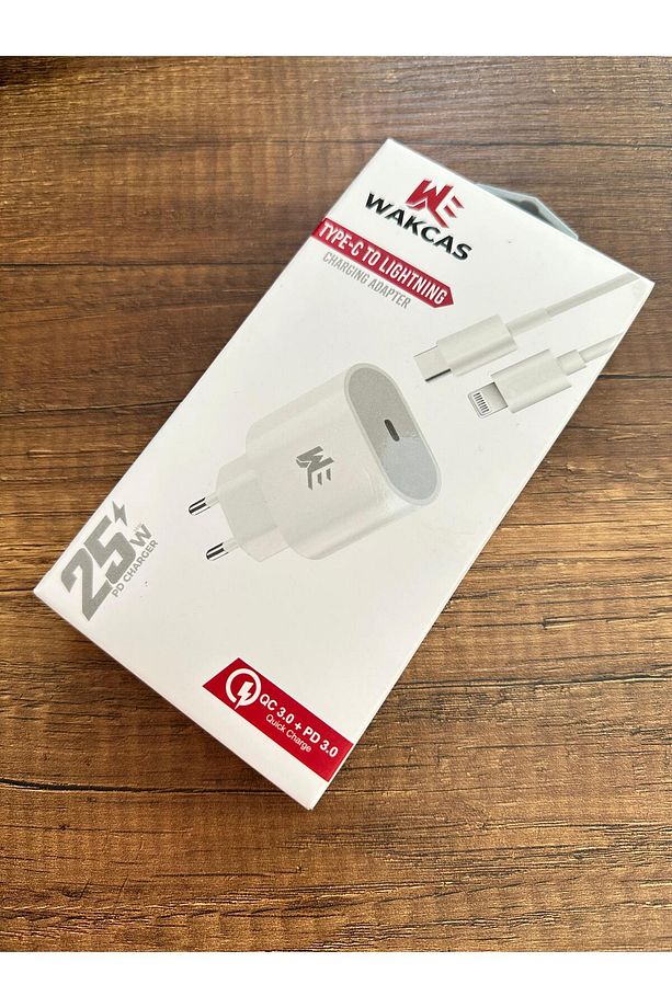 Q.C 3.0 PD 3.0 25W Hızlı Şarj Destekli Type-C To Type-C (Android) Şarj Aleti W-25T - 3