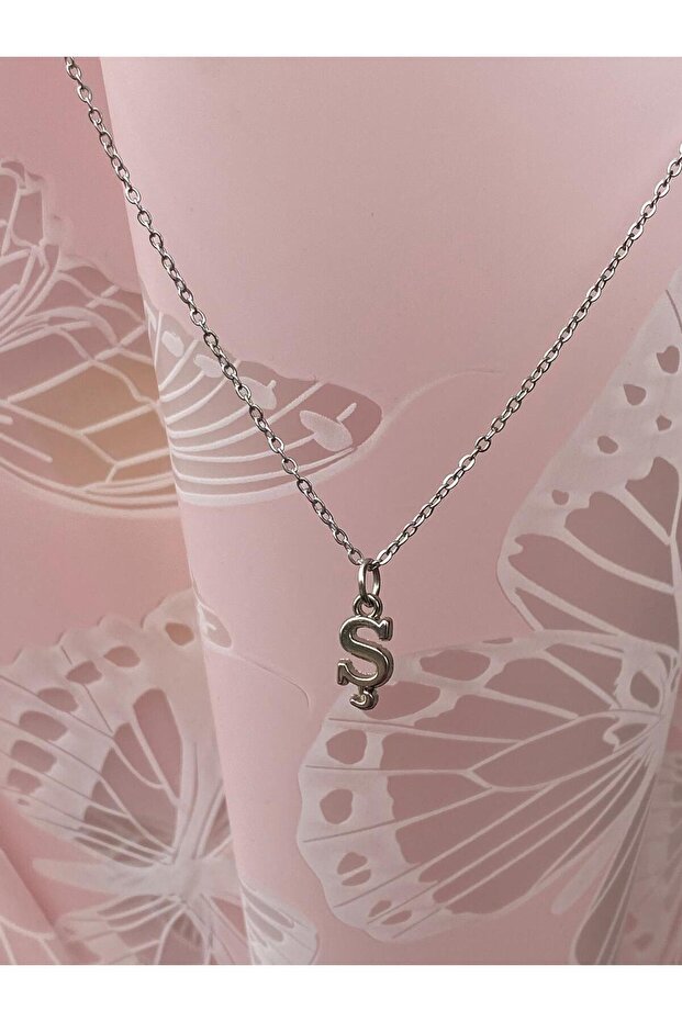 Stainless Tarnish 316L Elegant Necklace with Letter S