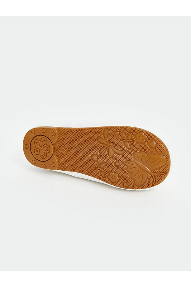 LCW STEPS Bej Fiyonk Detaylı Kız Bebek Babet - 4