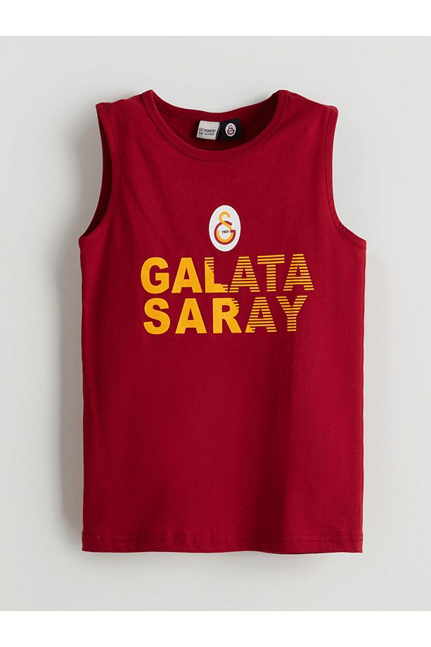 LCW Bisiklet Yaka Baskılı Erkek Çocuk Atlet ve Deniz Şortu - 2