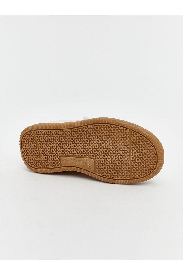 LCW STEPS Bej Bağcık ve Cırt Cırtlı Kız Bebek Spor Ayakkabı - 4