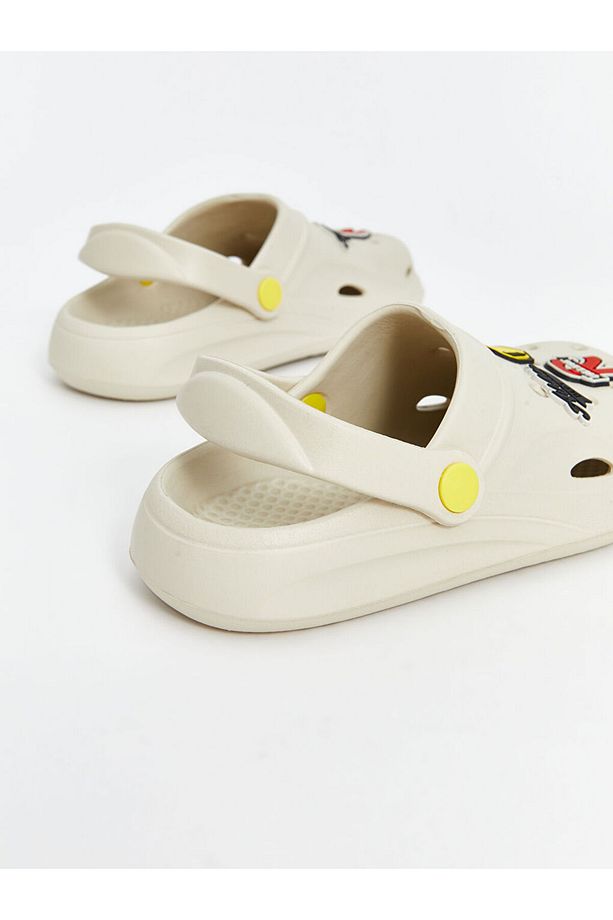 LCW STEPS Bej Baskılı Erkek Çocuk Plaj Sandaleti - 5