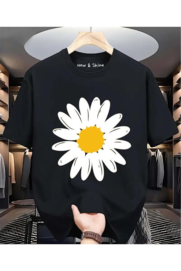 Daisy Printed Oversize T-Shirt