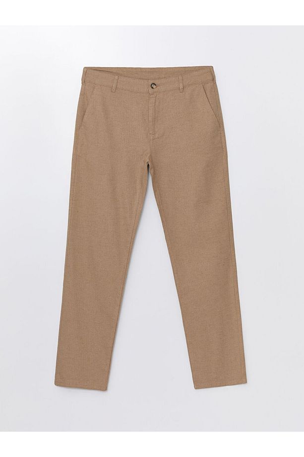 Standart Kalıp Poplin Erkek Pantolon - 5