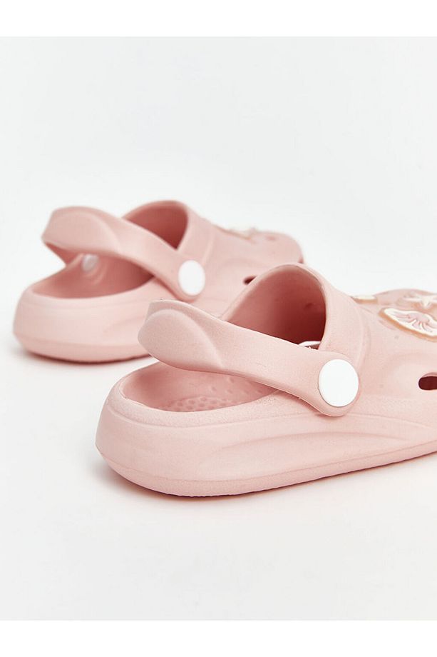 LCW STEPS Pembe Baskılı Kız Bebek Plaj Sandaleti - 5