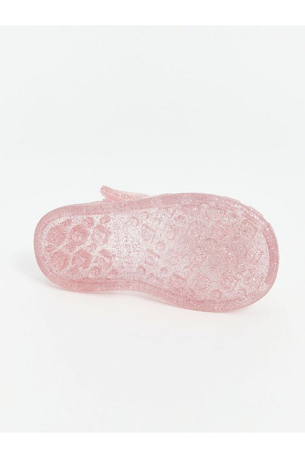 LCW STEPS Pembe Cırt Cırtlı Kız Bebek Plaj Sandaleti - 4