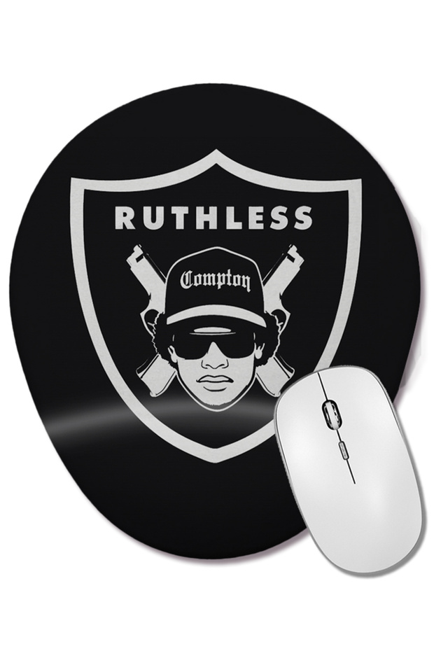 Compton Eazy E Ruthless Wrist Supported Oval Mouse Pad - 1