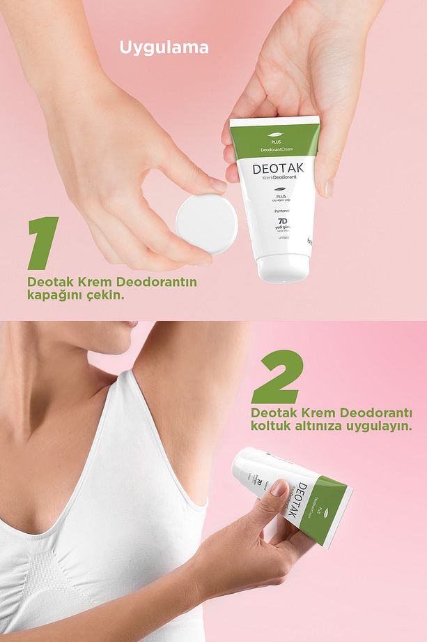Plus Ekstra Koruma 7 Güne Kadar Etkili Krem Deodorant 35 ml x 2 Adet - 7