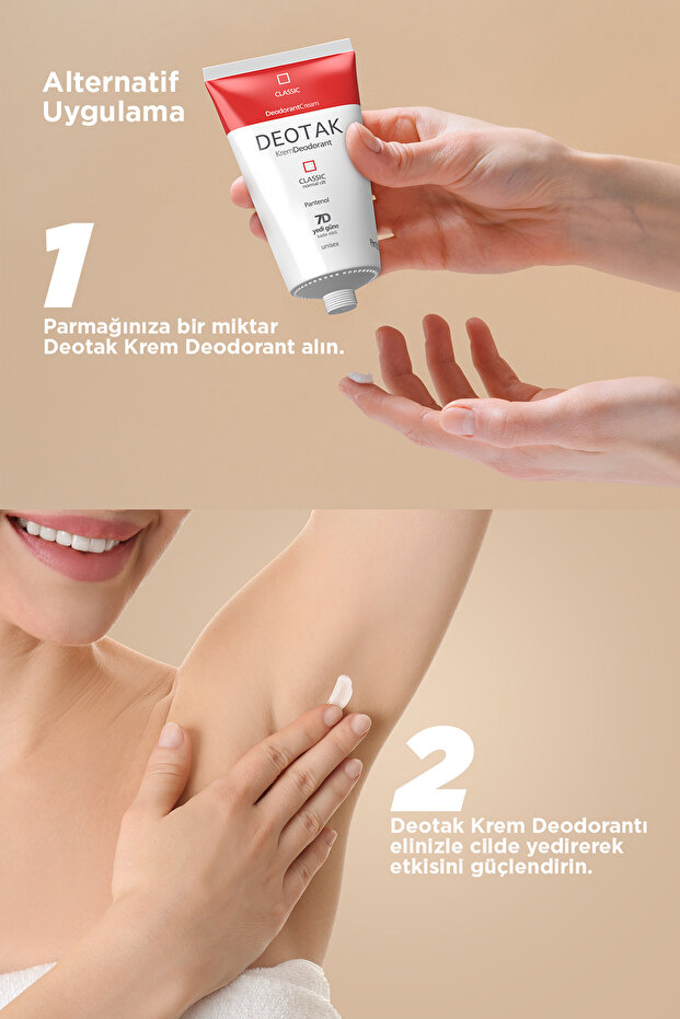Classic Koruma 7 Güne Kadar Etkili Krem Deodorant 35 ml x 4 Adet - 8
