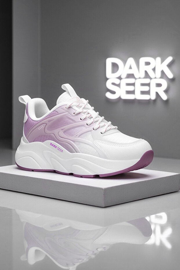 DS STORM fehér lila uniszex tornacipő - 1