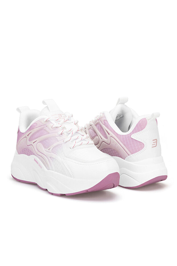 DS STORM fehér lila uniszex tornacipő - 3