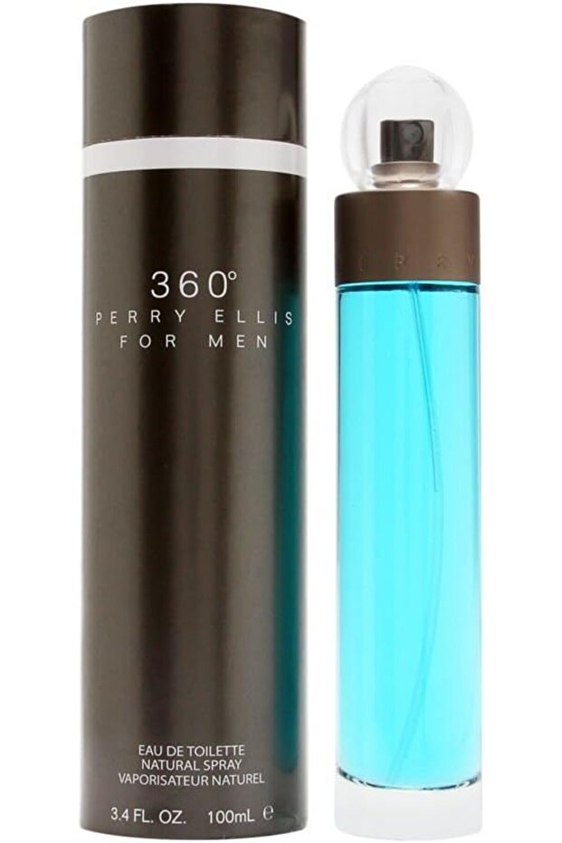 Perry Ellis 360 for Men, 3.4 Fl Oz, Gray