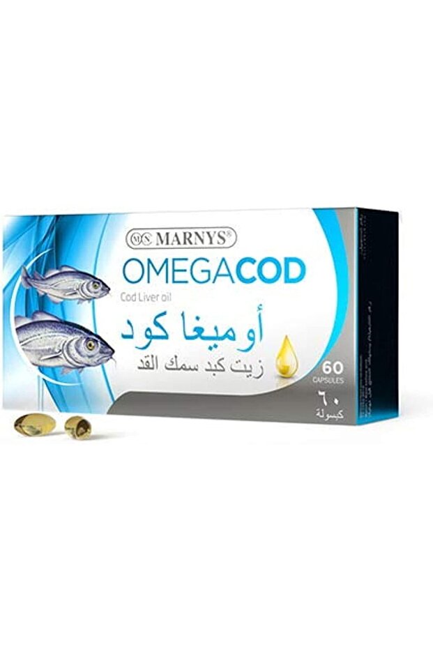 زيت كبد سمك القد أوميجا كود، 60 كبسولة